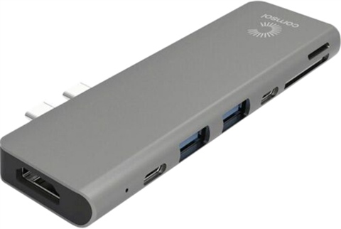 Comsol MacBook USB-C Dual HDMI Multi-Port Adapter