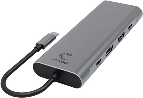 Comsol COCMMP10 USB-C to Dual 4K HDMI Multiport Adaptor CeX (AU