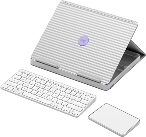 Logitech Casa Pop-Up Desk w/Wireless Keyboard & Touchpad, Nordic 