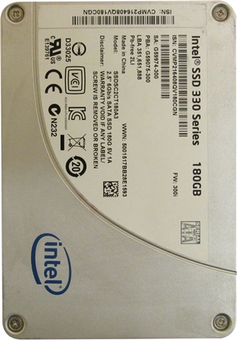 Intel SSD 180GB SSDSC2CT180A3 #1341中古品 Накопитель SSD 180GB Intel 330 2.5\" SATAIII MLC (SSDSC2CT180A3