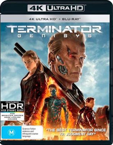 Terminator Genisys (M) 2015 4K UHD+BR - CeX (AU): - Buy, Sell, Donate