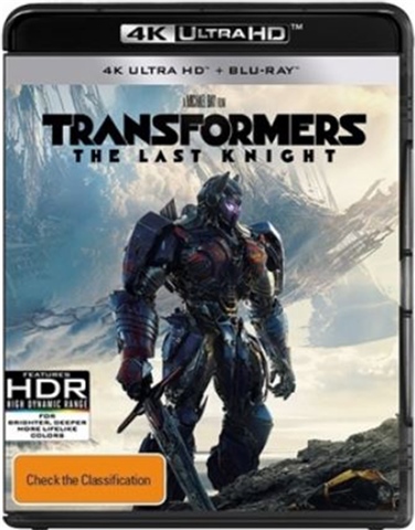 Transformers The Last Knight (M) 2017 4K UHD+BR Disc CeX (AU