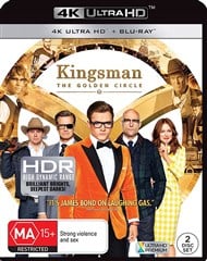 Kingsman The Golden Circle (2017) 4K UHD+BR (2 Disc) CeX (AU
