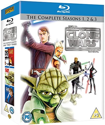 Star Wars: Clone Wars, Seasons 1-3 BR CeX (AU): Buy, Sell, Donate