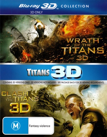 Wrath of the Titans 3D Blu-ray (Blu-ray 3D + Blu-ray + DVD)