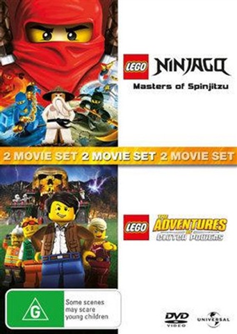 Lego: The Adventures Of Clutch Powers/ Lego Ninjago (2 Disc) CeX
