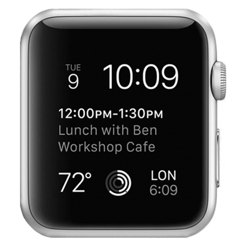 Watch Sport (A1553) FACE ONLY, Silver Aluminium, 38mm, C CeX (AU