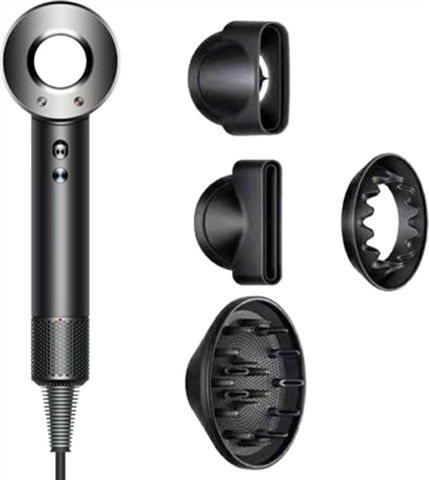 Dyson Supersonic HD03 Hair Dryer (4 Attachments) Black/Nickel
