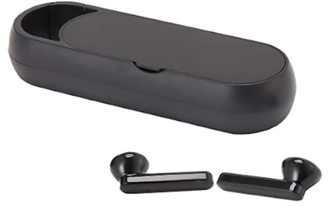 Anko 43105144 Bluetooth Speaker With TWS In-Ear Earbuds - Black, B ...