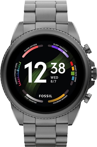 Fossil Gen (FTW4059) Smoke Grey Stainless Steel Smartwatch, A