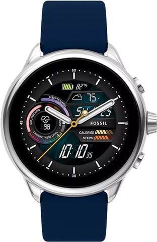 Fossil FTW4070 Gen Wellness Edition Smartwatch Navy Silicone