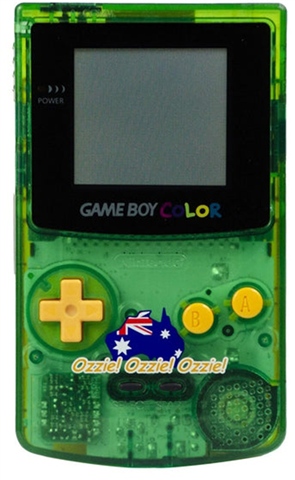 Game Boy Color Console, Green Ozzie! Ozzie! Ozzie! Ed., Unboxed - CeX ...