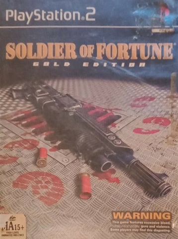 Jeu Soldier Of Fortune Edition Gold - PlayStation 2 - Version PAL FR Complète (boîte, Notice)