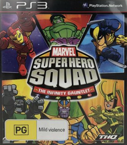 Jeu PS3 Marvel Superhero Squad : The Infinity Gauntlet - Version US/Canada - Bon état