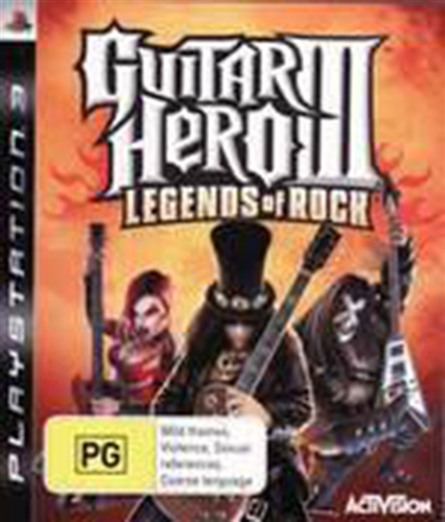 Guitar Hero III : Legends of Rock sur PlayStation 3