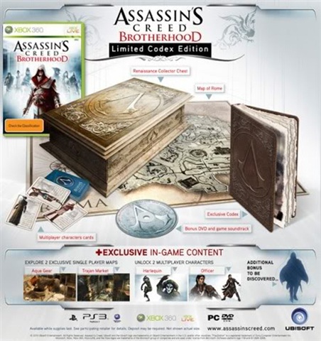 Assassins Creed Brotherhood Codex - CeX (AU): - Buy, Sell, Donate