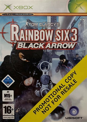 未開封 XBOX トム・クランシーシリーズ レインボーシックス3 ブラックアロー RAINBOW SIX3 BLACK ARROW ユービーアイソフト UBISOFT【PP トム・クランシーシリーズ レインボーシックス XBOX 3点セット - メルカリ